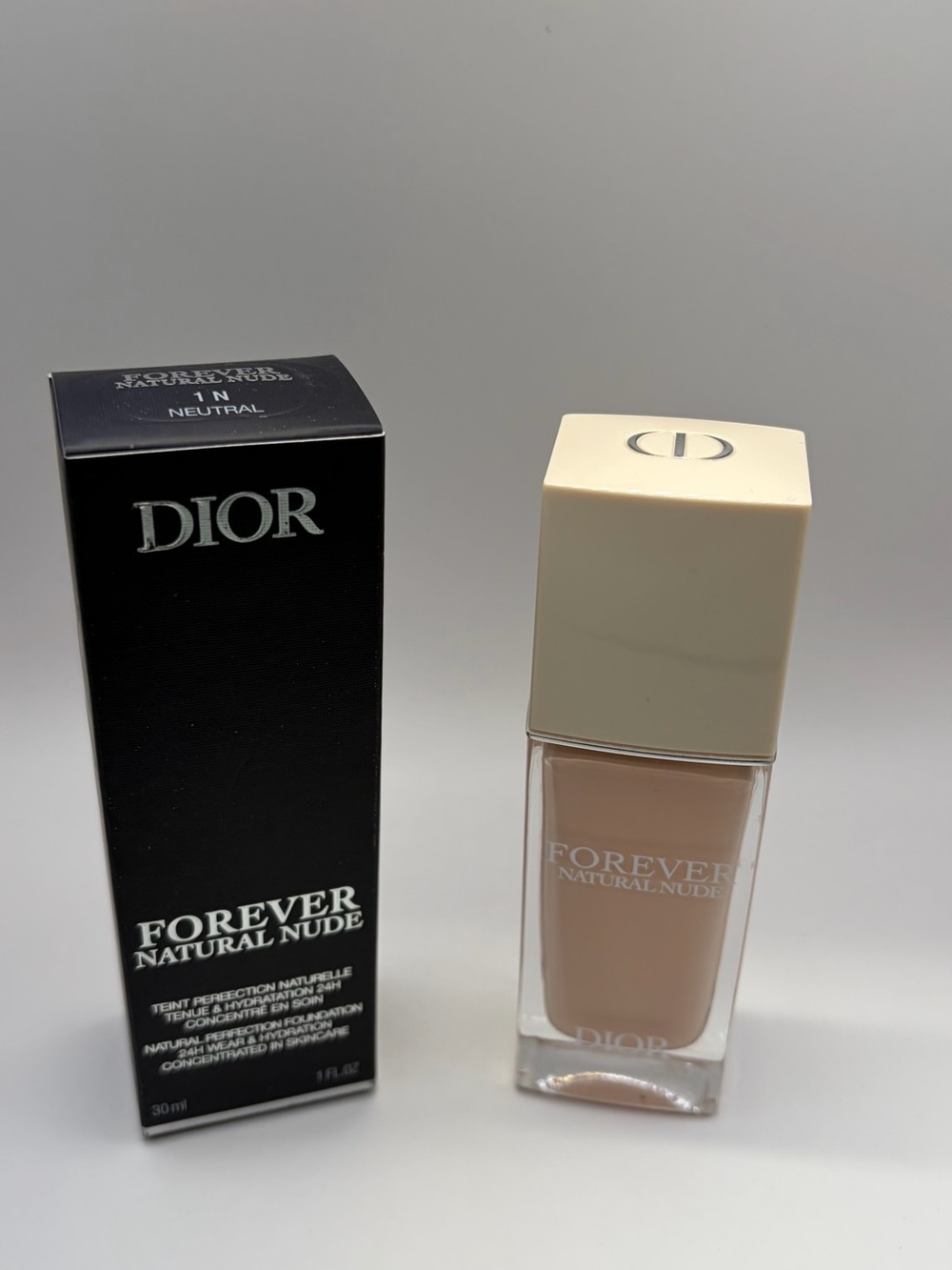 Dior Forever Natural Nude Liquid Foundation - Nude Beige 1N NEUTRAL - Picture 3 of 5